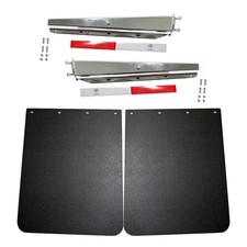 Stainless Steel Spring Loaded Mud Flap Hanger 2 1 2 Bolt Spacing 24 x 30 Semi