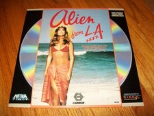ALIEN FROM L.A. Laserdisc LD VERY GOOD CONDITION RARE GREAT FILM KATHY IRELAND