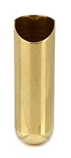 Brass Guitar Slide with Ball Tip Comfortable Small Instrument Accessory