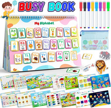 Toddler Busy Book 3 Preschool Montessori Learning Activities 30 Themes