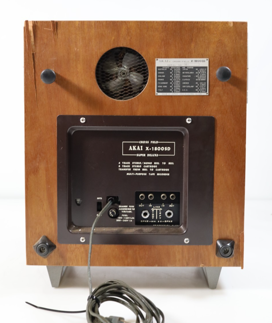 Akai X-1800SD Cross Field Reel to Reel 8 Track Tape Recorder | eBay