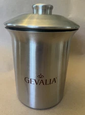 Gevalia Stainless Canister Pantry 2 Qt Storage Container Food Jar Airtight Lid