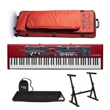 Nord Stage 4 88 88-Key Fully-Weighted Keyboard with Nord GB88 Soft Case  Stand