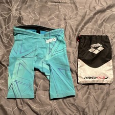 Arena Men's Powerskin R-evo Competitive Swimwear Nylon Size 28