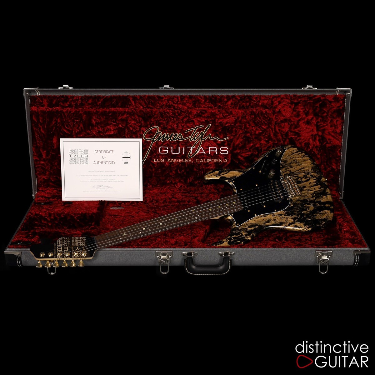 James Tyler Studio Elite 初期物 極上美品 JAMES TYLER STUDIO ELITE HDX - BLACK GOLD SHMEAR W/ MIDBOOST