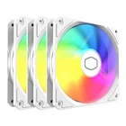 COOLERMASTER MF120 LITE ARGB 3-PACK FAN KIT (WHITE) - NEW
