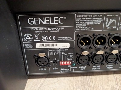 Genelec 7050B Active Subwoofer for Professional Studio - Works