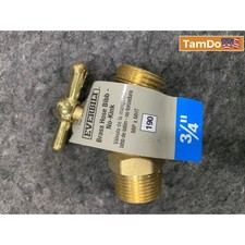 Everbilt 3/4 in Brass No Kink Hose Bibb Valve MIP x MHT Male Thread Water Valve