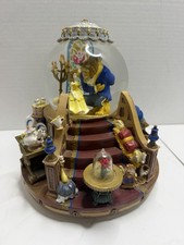 DISNEY BEAUTY AND THE BEAST MUSICAL SNOW GLOB...