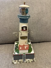 Mr. Christmas GRAY'S HARBOR WA LIGHTHOUSE ANIMATED SOUNDS 14" Working