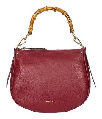BRIC'S Gondola Margherita Gardenia Bag Umhängetasche Tasche Rubino weinrot Neu