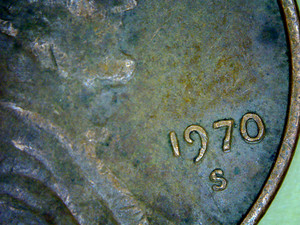 US coins 1970-S double mint and double date error coin