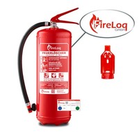 Fireloq® 6Kg Pulver LöScher 34A | 233B | C PrüFnachweis, Wandhalter, Manometer