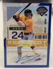 2024 Panini Prospect Edition Konnor Griffin #133 Blue Halo /75 Autograph Auto RC