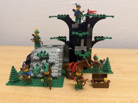 LEGO Castle Set Camouflaged Outpost 6066 - 100% Complete Vintage 1987 Forestmen