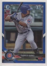 2018 Bowman Chrome Prospects Blue Refractor /150 Charcer Burks #BCP170 5oq