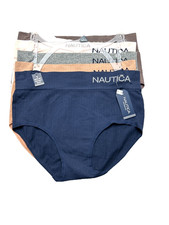 N UTICA  Women's High Waist NT5835 Underwear Panties Blend Material 5-Pair XL