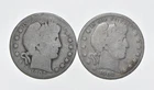 1892-1915 Lot 2 1902 1902 Barber 90% Half Dollars - Coin Collection *105