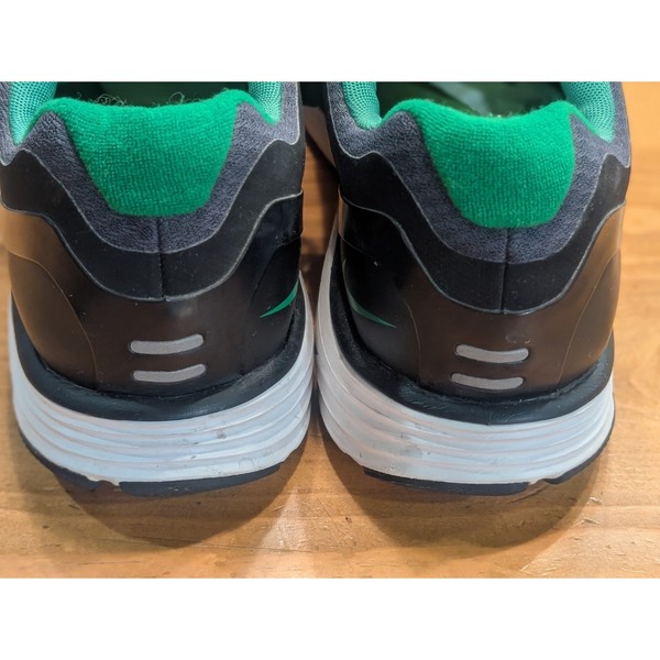 Nike Lunar Eclipse+ lanzamiento 2010, VGU, hombre 12, negro/gris/verde manzana, ¡raras! 3