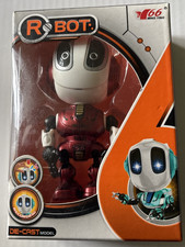 V66 Ming Ying Robot Die Cast Model Red Records  Repeats In Box 4.5" Tall