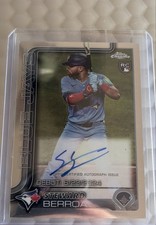 2025 Topps Chrome Update Series - Rookie Debut Autographs Steward Berroa...