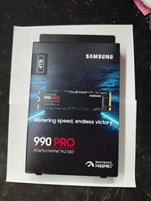 Samsung 990 PRO 4TB M.2 NVMe Internal SSD - Black (MZ-V9P4T0B/AM) New Sealed