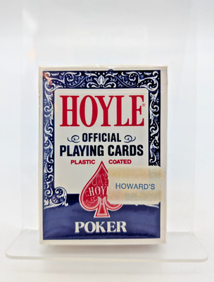 Vtg HOYLE Official Playing Cards SEALED - Blue Seal - Plastic Coated - USA Made