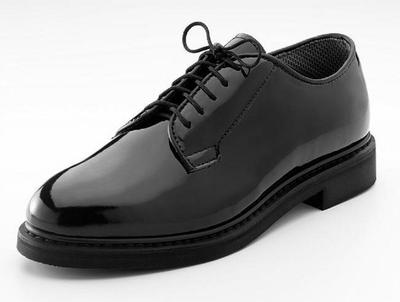 High Gloss Military Uniform Oxford Dress Shoes Navy Army Prom