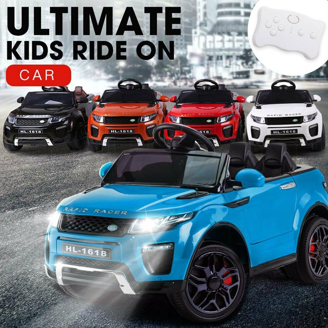 ROVO KIDS Ride On Car 12V Electric Toys Battery Remote Black Red Blue White ROVO KIDS Ride On Car 12V Electric Toys Battery Remote Black Red Blue White