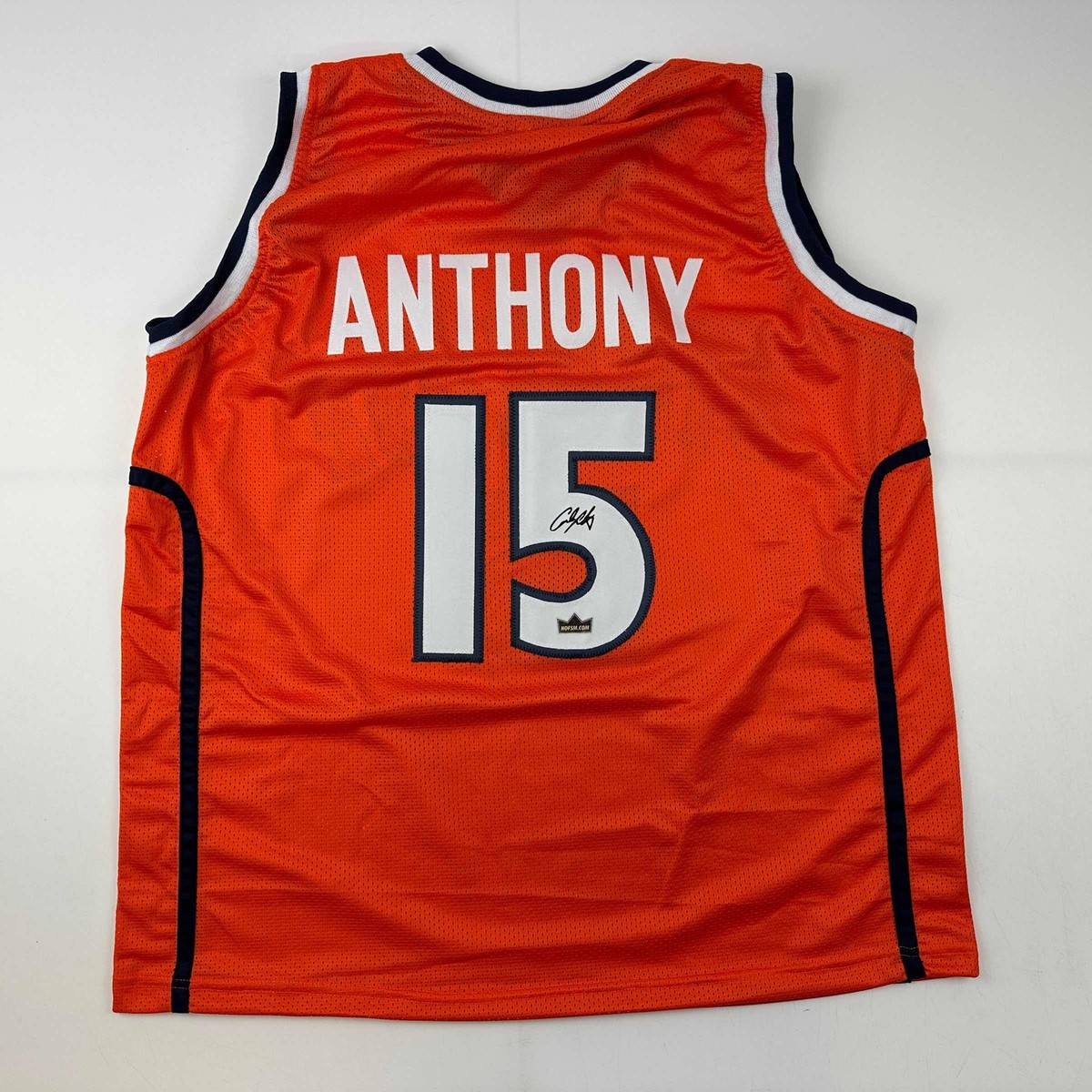 Facsimile Autographed Carmelo Anthony Syracuse Orange Reprint Jersey Men's  XL