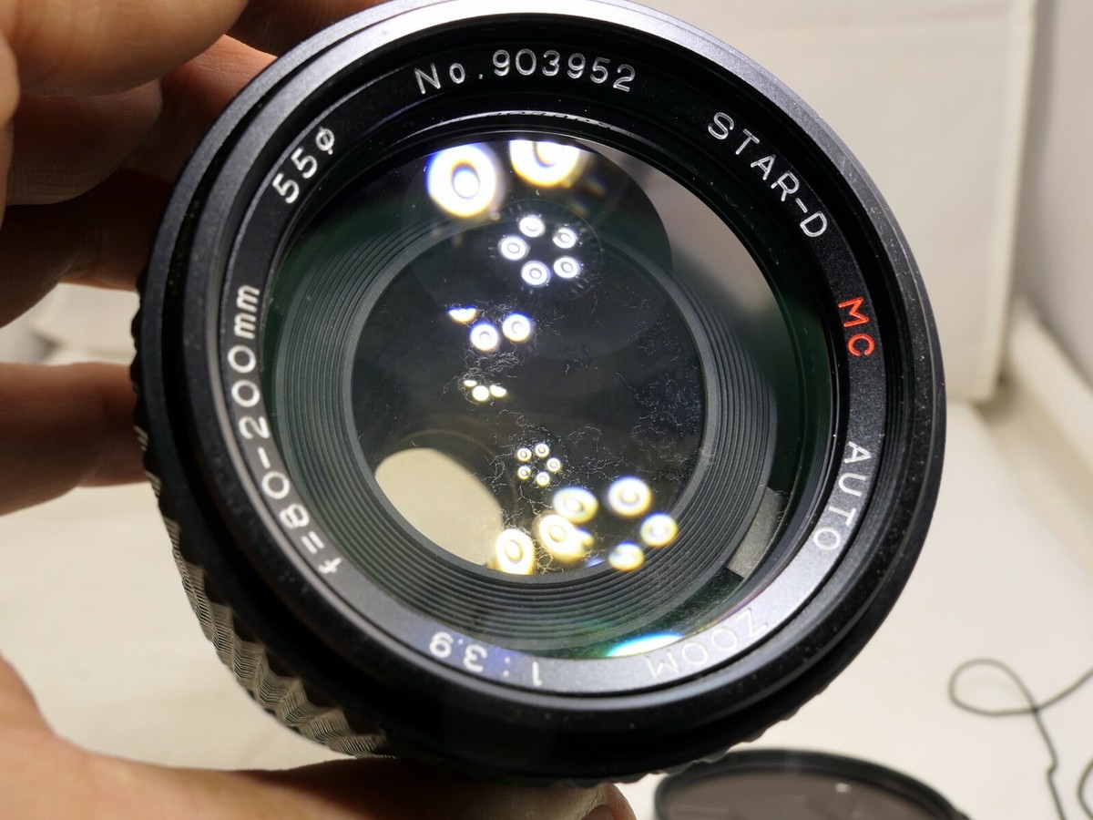 Star D 80-200mm f3.9 Manual Lens for Canon AE-1 with some fungus