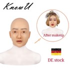 Silikon weibliche Kopfbedeckung Realistische Maskerade Crossdresser Trans Maske