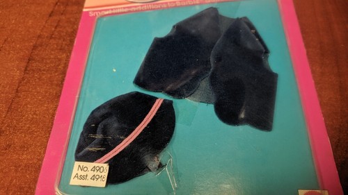 BARBIE GENUINE FASHION EXTRAS 4918 MATTEL 1983 VEST & HAT NEW SEALED Ships Free - Picture 4 of 7