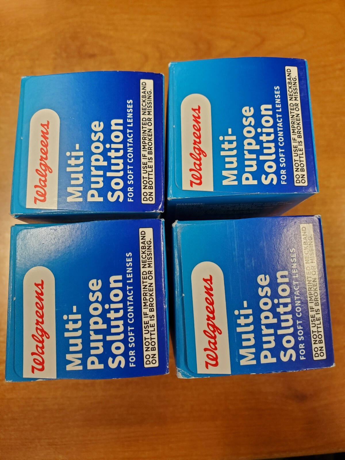 4 Pk: Walgreens Multipurpose Solution For Soft Contact Lenses (Exp 2/28/26) R3P3