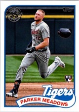 2024 Topps Update Parker Meadows Rookie RC 35th Anniversary