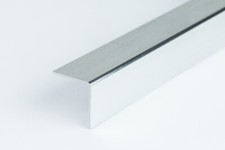 PVC CORNER 90 DEGREE- 20X20 mm- ANGLE TRIM 1 METER Gold and Silver (39.37 inch)
