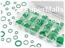 270 Pieces New Green Rubber O-Ring Assortment Kit with Holder Case FREE SHIP
