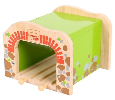 DOPPELTUNNEL für Holzzug Gleisset (passt Brio Thomas ELC) ~ NEU VERPACKT
