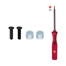 PS5 SSD Hard Drive Replacement Repair Kit 2 Sets Screw with Screw Ring & Screwdr