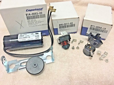 For Copeland 1/4 HP Compressor, ARE25C3E-IAA-301, 120 VAC, Start Component Kit