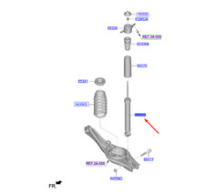 KIA CEED MK3 CD Stoßdämpfer hinten 55310J7AC0 NEU ORIGINAL
