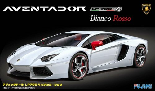 Fujimi Modell 1/24 Real Sports Auto Serie No.6 Lamborghini Aventador Bianco [-image