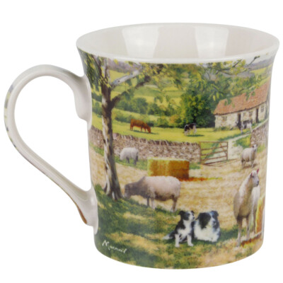 The Leonardo Collection- Tazza in Ceramica | Collie & Sheep Design | 1