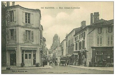 17.SAINTES.n°6594.RUE ALSACE LORRAINE.ETAB DOLPHIN MESNARD