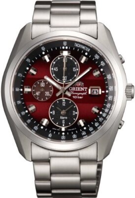ORIENT Neo70's Horizon NEW WV0031TY Red Dial Solar Chronograph Men Watch Japan