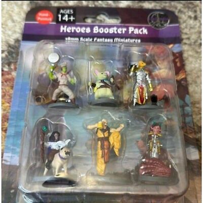Fantasy Prepainted Starter Miniatures Set Hero Figures Set 1-2 inch