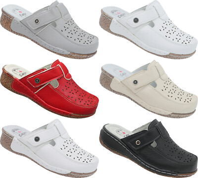 Clogs Damen Sabot Schuhe Sandalette Pantolette 36 42 1374 