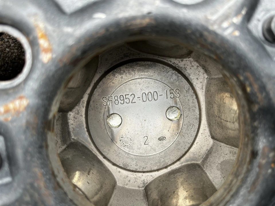 Reserverad Jeep Wrangler Cherokee T 15x7,0 Stahlfelge Nabendeckel SF8952-000-153 - Bild 3 von 4