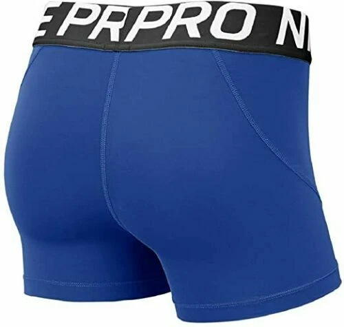 Women's NIKE AO9977-480 Pro 3” COMPRESSION Running Training Shorts Size: XL - Image 2 of 3