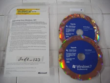 Microsoft Windows 7 Professional Upgrade 32 Bit and 64 Bit DVD MS WIN PRO